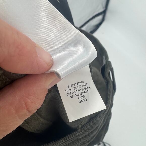 GAP Baby Boot Mid Rise Olive Green Corduroy Pants Women's size 16R - Picture 7 of 8